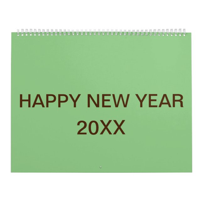 UPDATED Custom TextLogo Calendar (Cover)