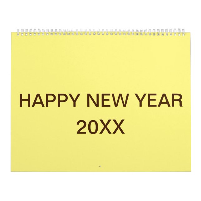 UPDATED Custom TextLogo Calendar (Cover)