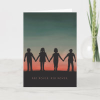 Updated nostalgic Red Rover 90th birthday card