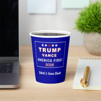 Updated The Original Trump-Vance Election Banner Paper Cups