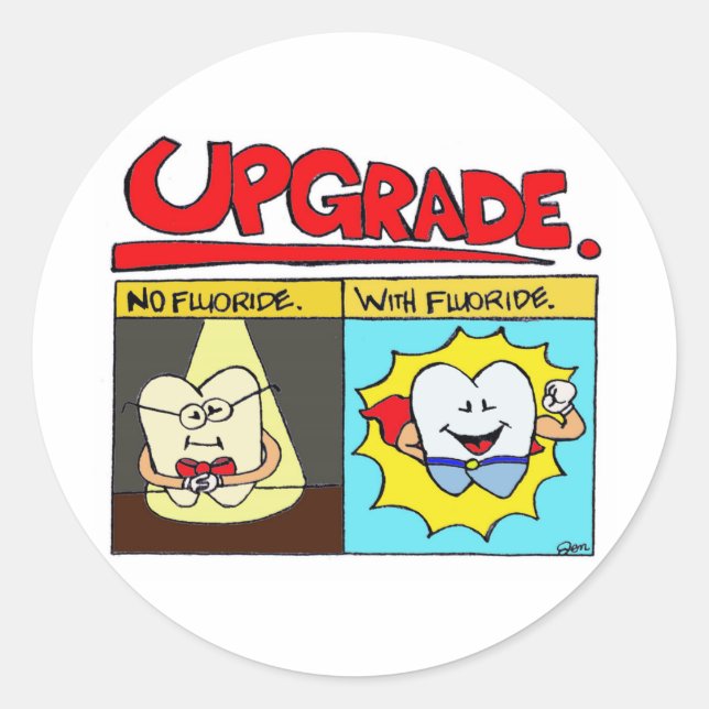 Upgrade Tooth Sticker (Front)