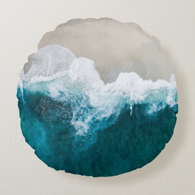 Upgrade Your Bedding with Zazzle's Top-Rated  Round Cushion (Front)