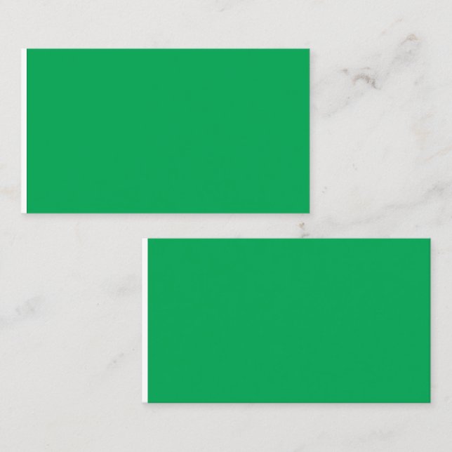 Upgrade Your Web Design with a Green Background Calling Card (Front/Back)