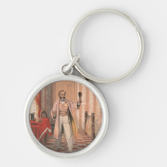 Uphams Hair Dye, Circa 1864 Key Ring (Front)