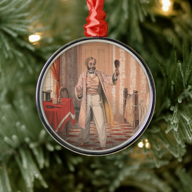 Uphams Hair Dye, Circa 1864 Metal Tree Decoration (Tree)