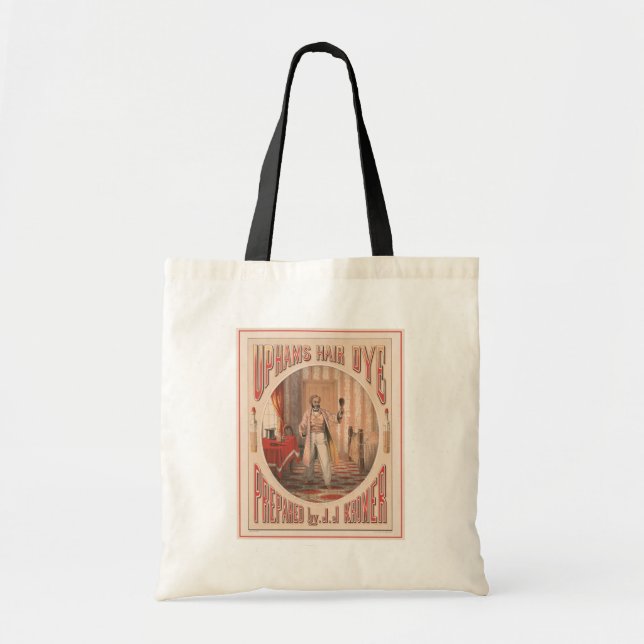 Uphams Hair Dye, Circa 1864 Tote Bag (Front)