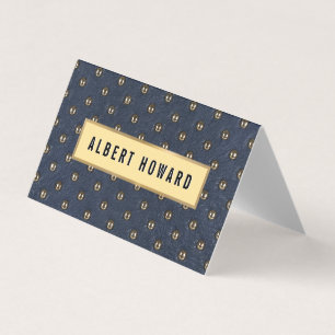 Upholstered Leather Business Card