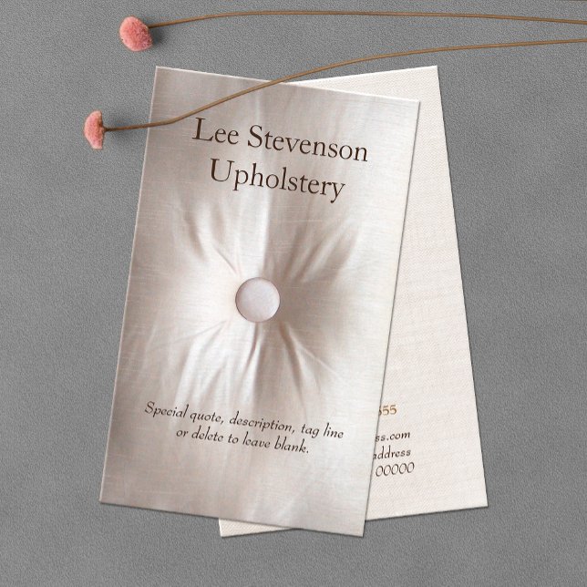 Upholsterer Business Card (Creator Uploaded)
