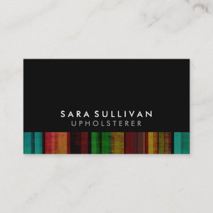 Upholsterer Trade Skill Business Card