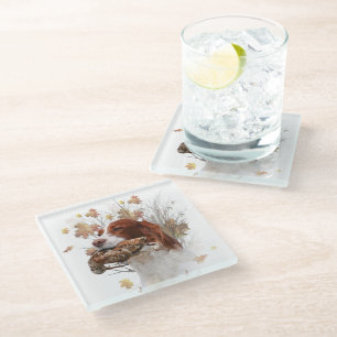 Upland Game Bird Hunting Glass Coaster