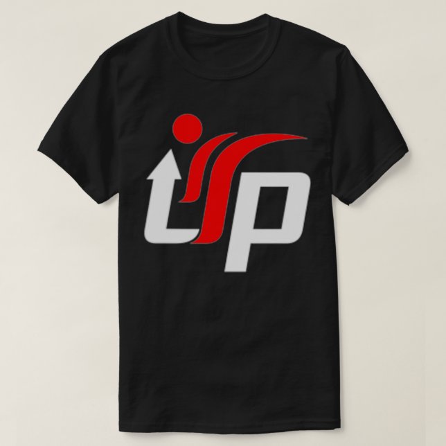 UpLift Martial Arts Logo Red Kicker  T-Shirt (Design Front)