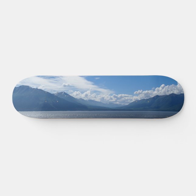 Uplifting Alaska Mountains Skateboard (Horz)