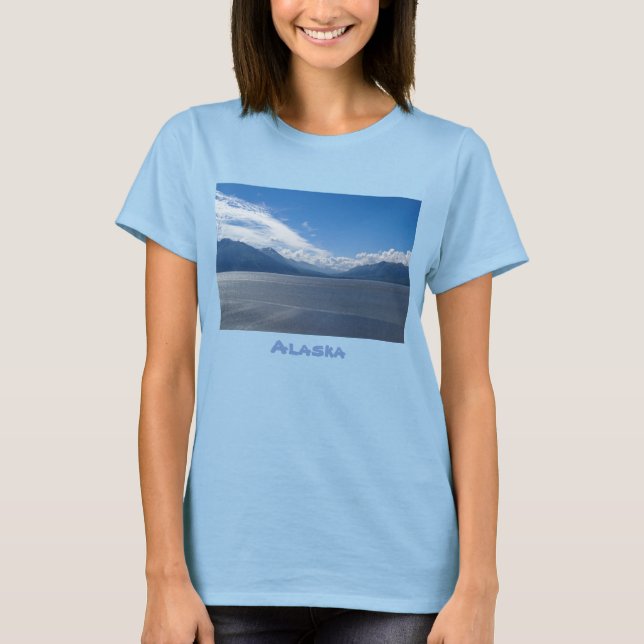Uplifting Alaska Mountains T-Shirt (Front)