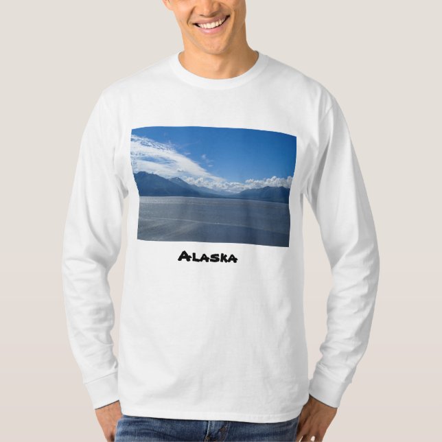 Uplifting Alaska Mountains T-Shirt (Front)