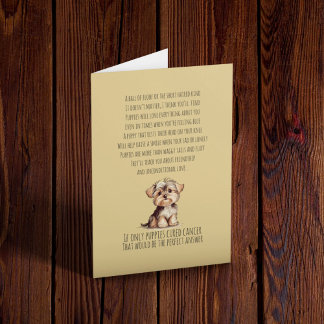 Uplifting Cancer Support Card