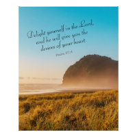 Uplifting Inspirational Bible Verse Psalm 37:4