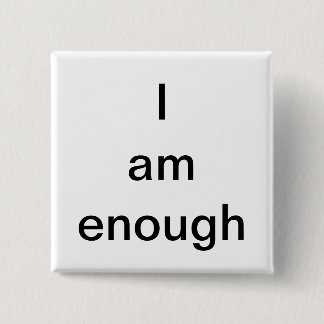 Uplifting magnet 15 cm square badge