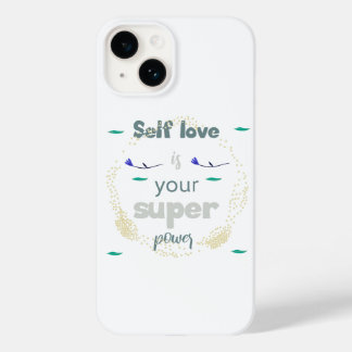 Uplifting Messages for a Confident You Case-Mate iPhone 14 Case