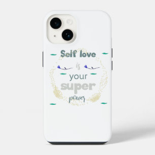 Uplifting Messages for a Confident You iPhone 14 Case