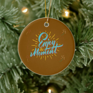 Uplifting Messages for a Positive Vibe Ceramic Tree Decoration