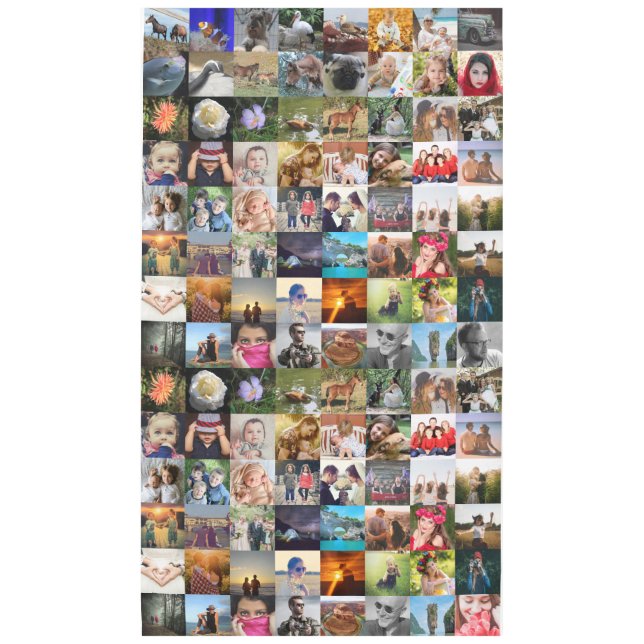 Upload 112 photo tablecloth (Front)