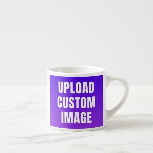 Upload 2 Custom Image - Add Your Own To Print On A Espresso Cup (Right)