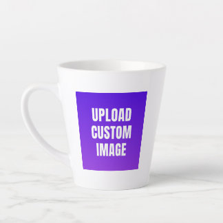 Upload 2 Custom Image - Add Your Own To Print On A Latte Mug
