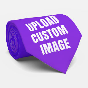 Upload 2 Custom Image - Add Your Own To Print On A Tie