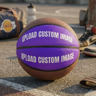 Upload 2Custom Image - Add Your Own To Print On A Mini Basketball
