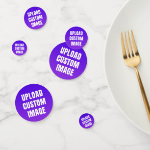 Upload 6 Custom Image - Add Your Own To Print On A Confetti