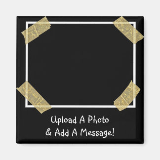 Upload a Photo and Add a Custom Personal Message Magnet