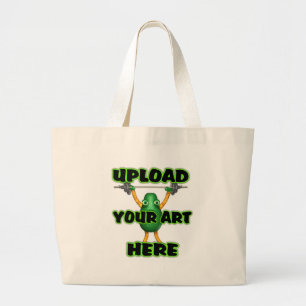 Upload art on custom zazzle tote bags by  Valxart