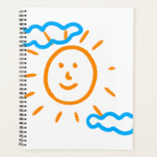 Upload Art Photo Turn Kids Artwork to  Planner