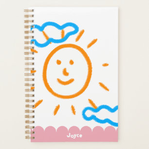 Upload Art Photo Turn Kids Artwork to  Planner