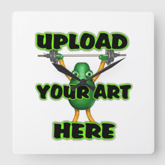 Upload art to square clock face by Valxart.com