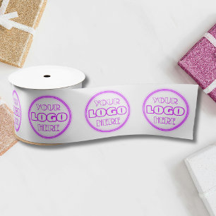 Upload Business Logo Professional Satin Ribbon