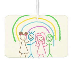 Upload Childs Drawing Turn Kids Artwork to Car Air Freshener