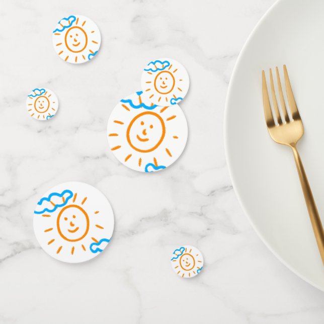 Upload Childs Drawing Turn Kids Artwork to Confetti (Group)