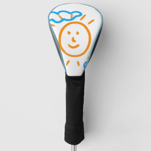 Upload Childs Drawing Turn Kids Artwork to Golf Head Cover (Front)