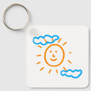 Upload Childs Drawing Turn Kids Artwork to Key Ring