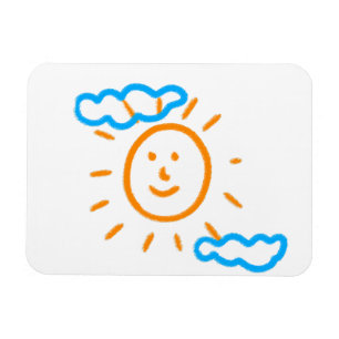 Upload Childs Drawing Turn Kids Artwork to Magnet