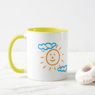 Upload Childs Drawing Turn Kids Artwork to Mug