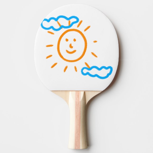 Upload Childs Drawing Turn Kids Artwork to Ping Pong Paddle (Front)