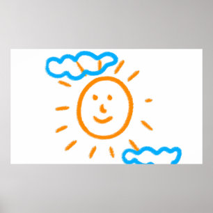 Upload Childs Drawing Turn Kids Artwork to Poster