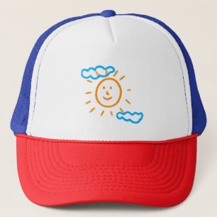 Upload Childs Drawing Turn Kids Artwork to Trucker Hat