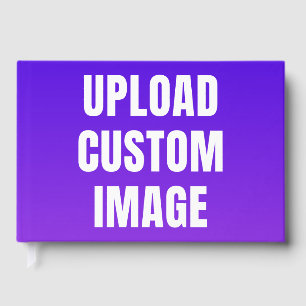 Upload Custom 3 Image - Add Your Own To Print On A Guest Book