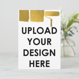 Upload Custom 5x7" Blank Promotional Business Invitation