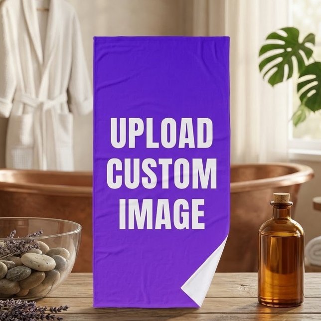 Upload Custom Image - Add Your Own To Print On A Bath Towel (Creator Uploaded)