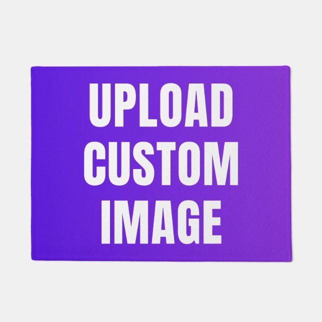 Upload Custom Image - Add Your Own To Print On A Doormat (Front)