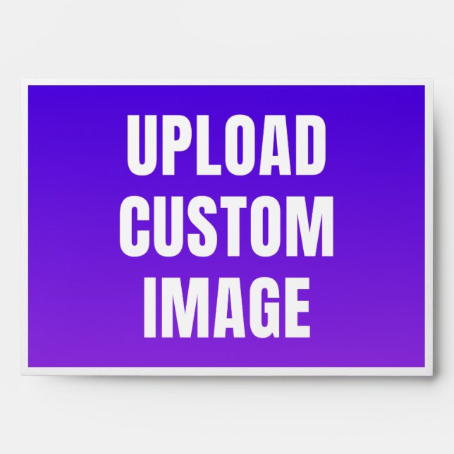 Upload Custom Image - Add Your Own To Print On A Envelope (Front)